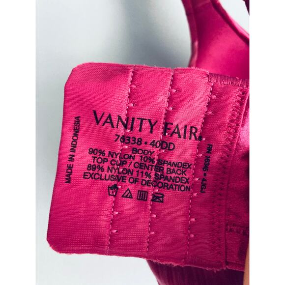 Vanity Fair Bra Pink 40DD - Picture 7 of 7